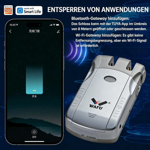 Smart-Lock Verbindung mit Tuya & Smart Life App