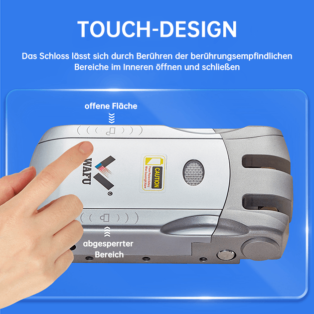 Touch-Bedienfeld im Innenbereich – Detailansicht