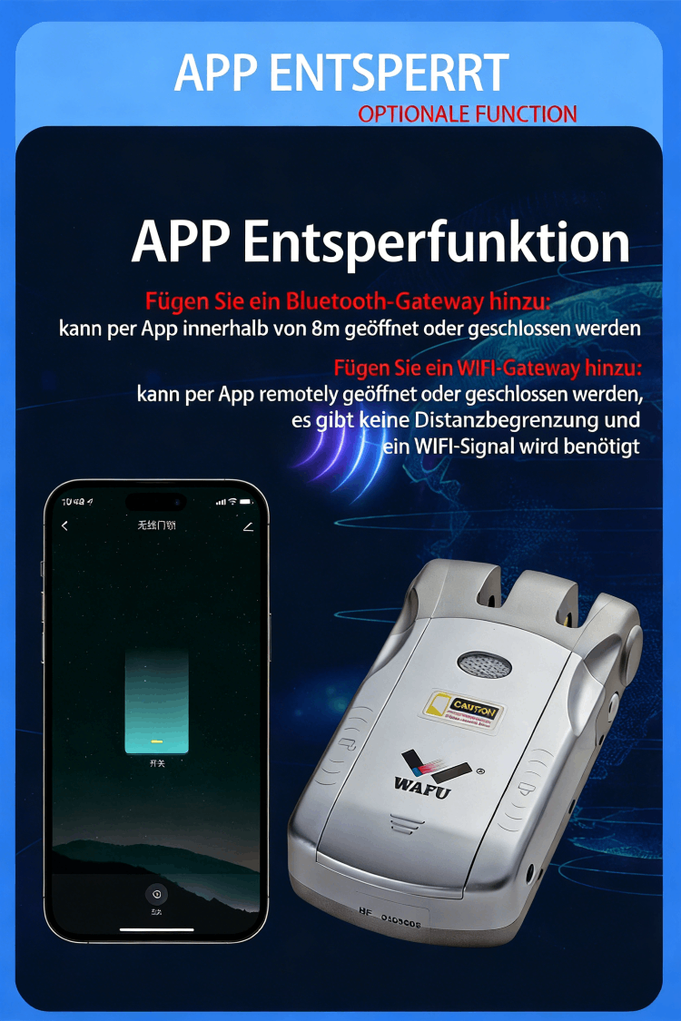 Smart‑Lock App – Fernentriegelungsfunktionen