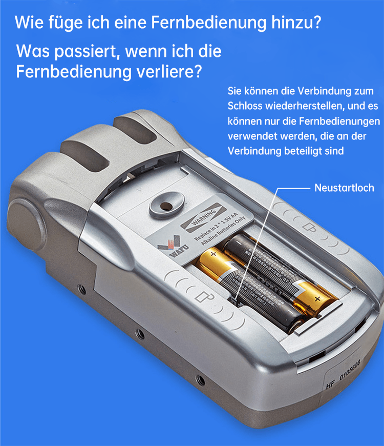 Fernbedienung koppeln & Reset‑Anleitung