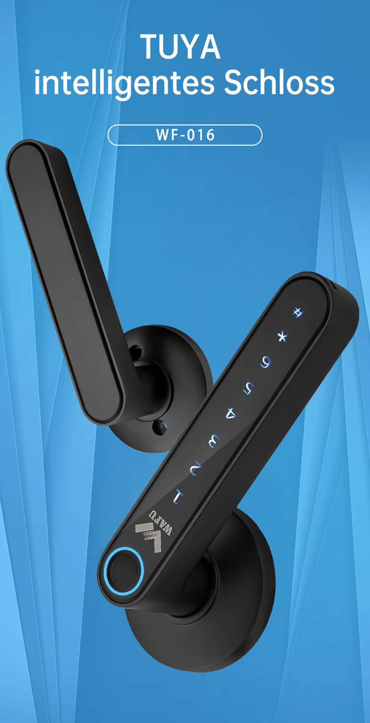 WF‑016 Fingerabdruck‑Griffschloss – Vorderansicht