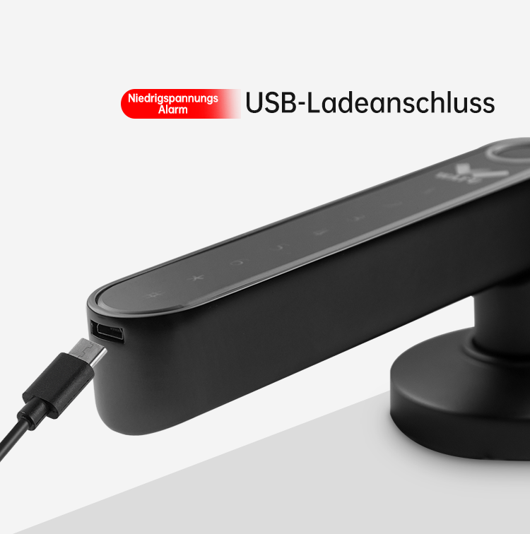 WF‑016 Niedrigbatterie‑Warnung & USB‑Notstrom