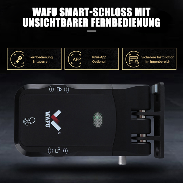 WF‑026 Inneninstallation – Fernbedienung + App‑Entriegelung