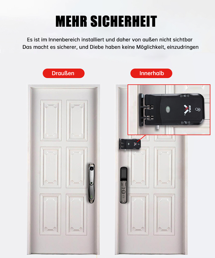 WF‑026 innen – verstecktes Anti‑Diebstahl‑Design ohne Schlüsselloch