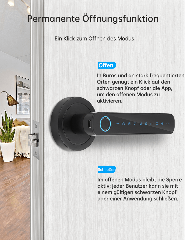 WF‑F4 Durchgangsmodus – Schalterdemo