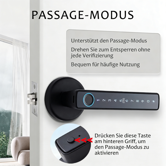 WF‑F6 Durchgangsmodus – Drehknopf ohne Verifizierung