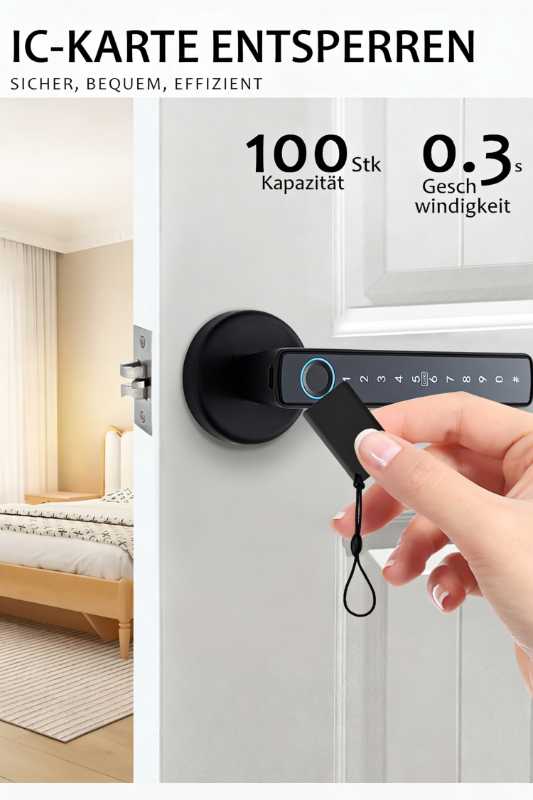 WF‑F6 IC‑Karte – 100 Stück, 0,3 s Erkennung