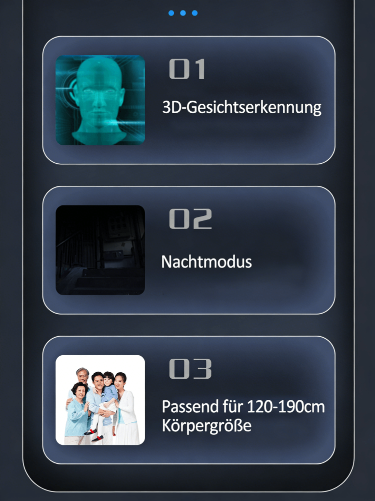 WF‑MY4 Nachtsicht – geeignet für 120–190 cm Körpergröße