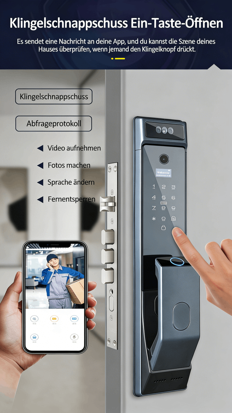 WF‑MY4 Klingelaufnahme & One‑Click Fernentriegelung