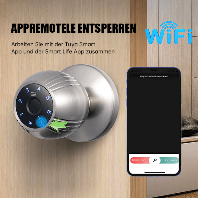 WF‑Q7 Wi‑Fi App Fernentriegelung