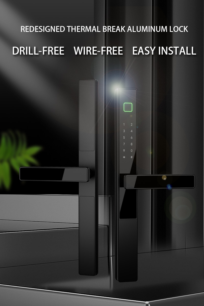 WAFU WF-V2 Thermal Break Aluminum Smart Lock — new design hero | detail image 1