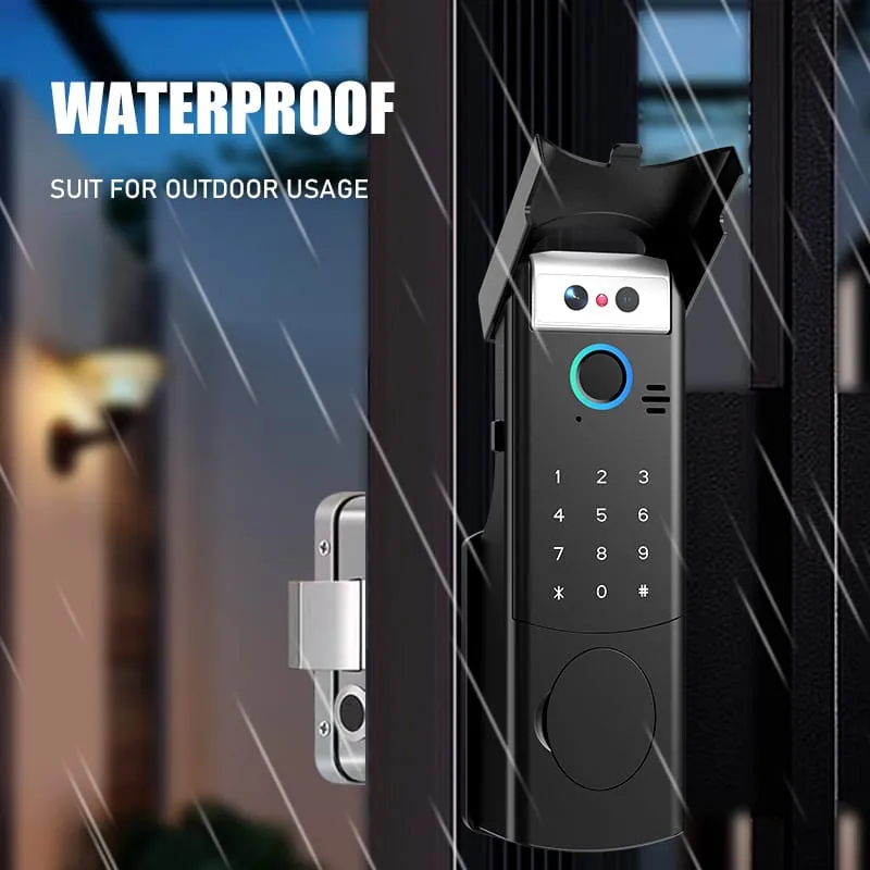 WAFU WF-014 3D Face Peephole Full-Auto Smart Lock — 3D face recognition lock, smart peephole lock | product photo 5